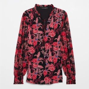 3/$30| 🌸 WHBM Matte Jersey Long Sleeve Tunic